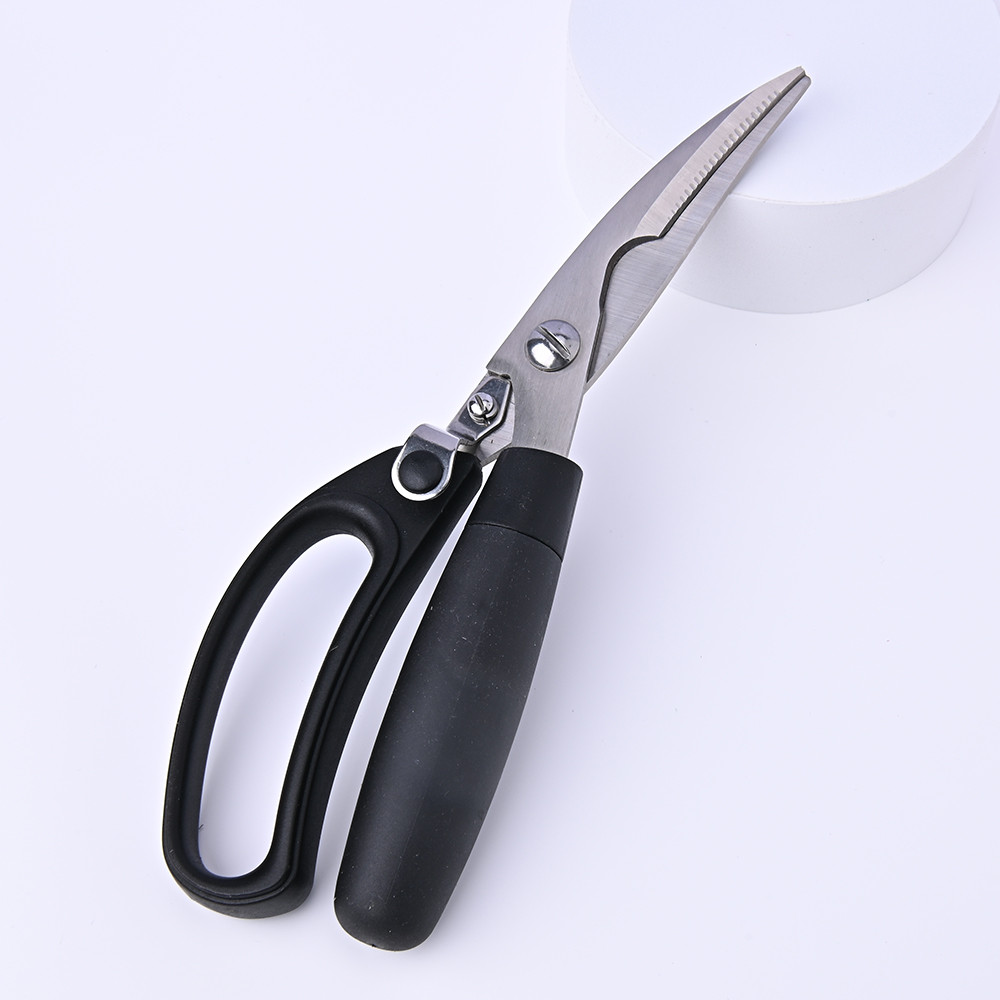 All-metal stainless steel kitchen shears