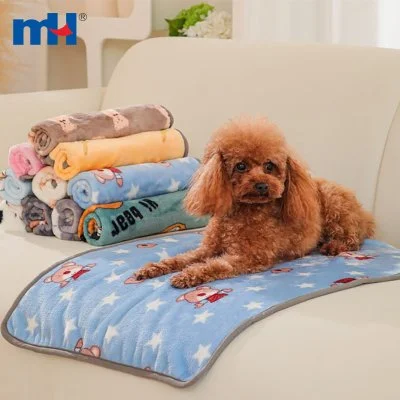Custom Print Flannel Dog Blanket
