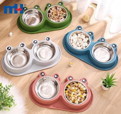 Double Stainless Steel Pet Bowls