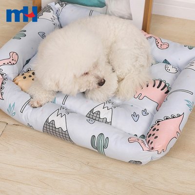 Square Brushed Fabric Pet Bed