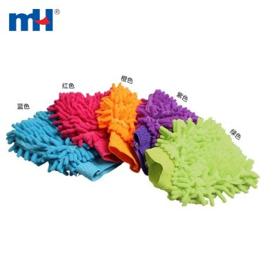 Chenille Single-Side Car Wash Glove