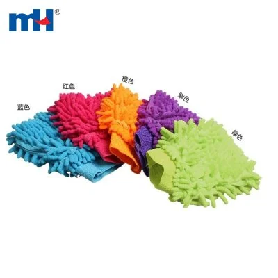 Chenille Single-Side Car Wash Glove