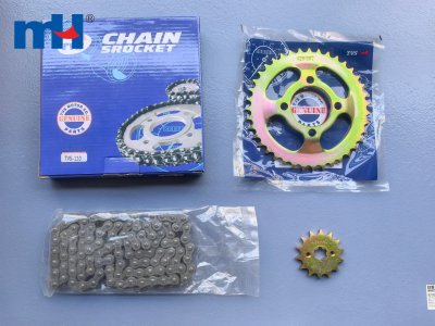 3-Piece Motorcycle Sprocket Kit