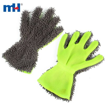 Chenille Sandwich Car Wash Glove