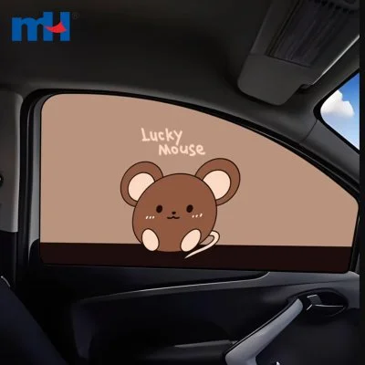 Magnetic Cartoon Car Sunshade