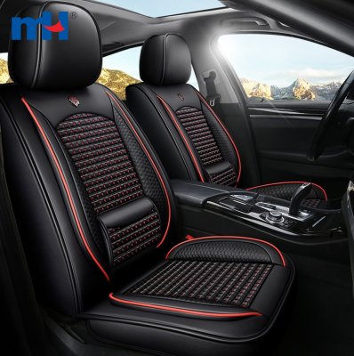 Ice Silk Full-Cover Universal Car Seat Cover Set