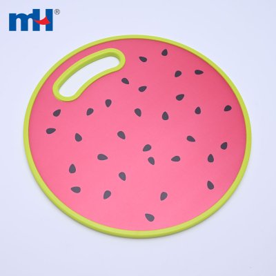 Round Watermelon Cutting Board
